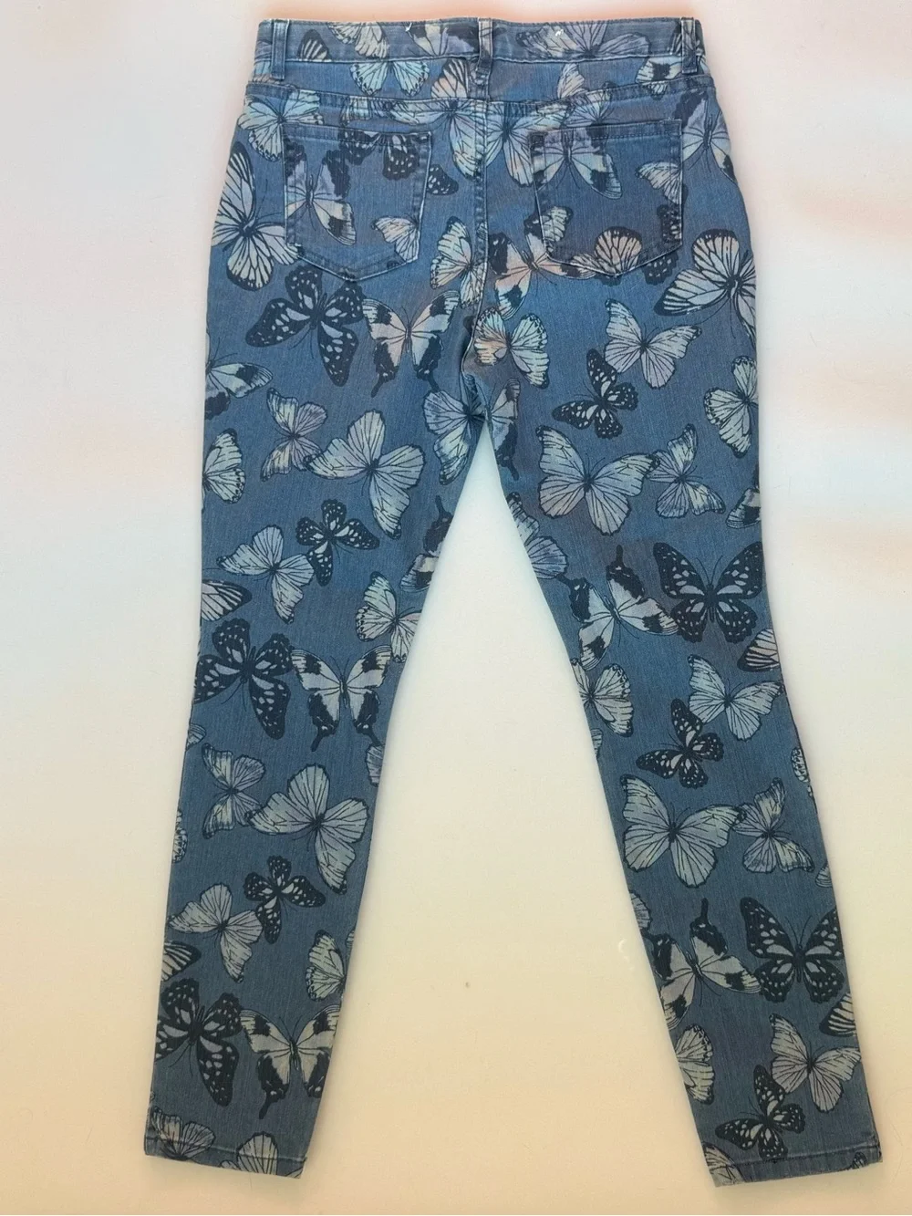 The Children’s Place Butterfly All Over Print Jeggings Size 16 Stretch